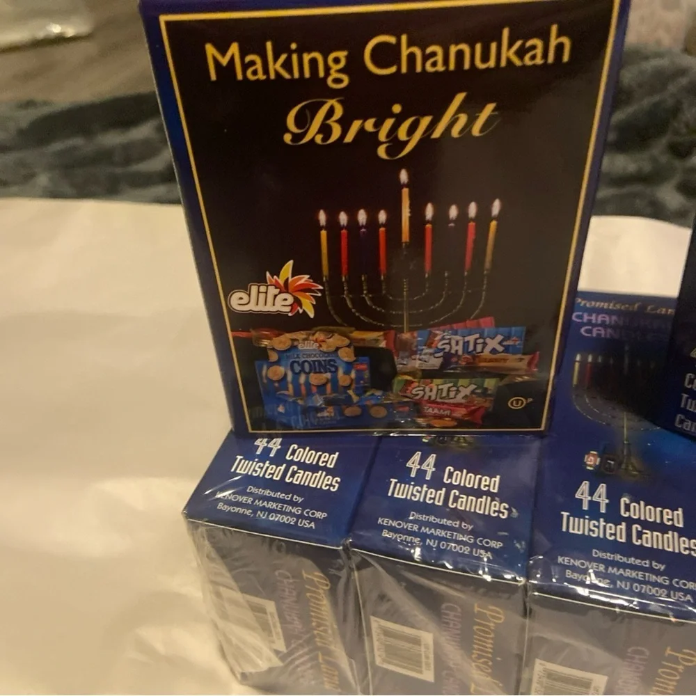 Promised Land-Chanukah Candles, 44 Candles per box Brand NEW [ 7 Pk]